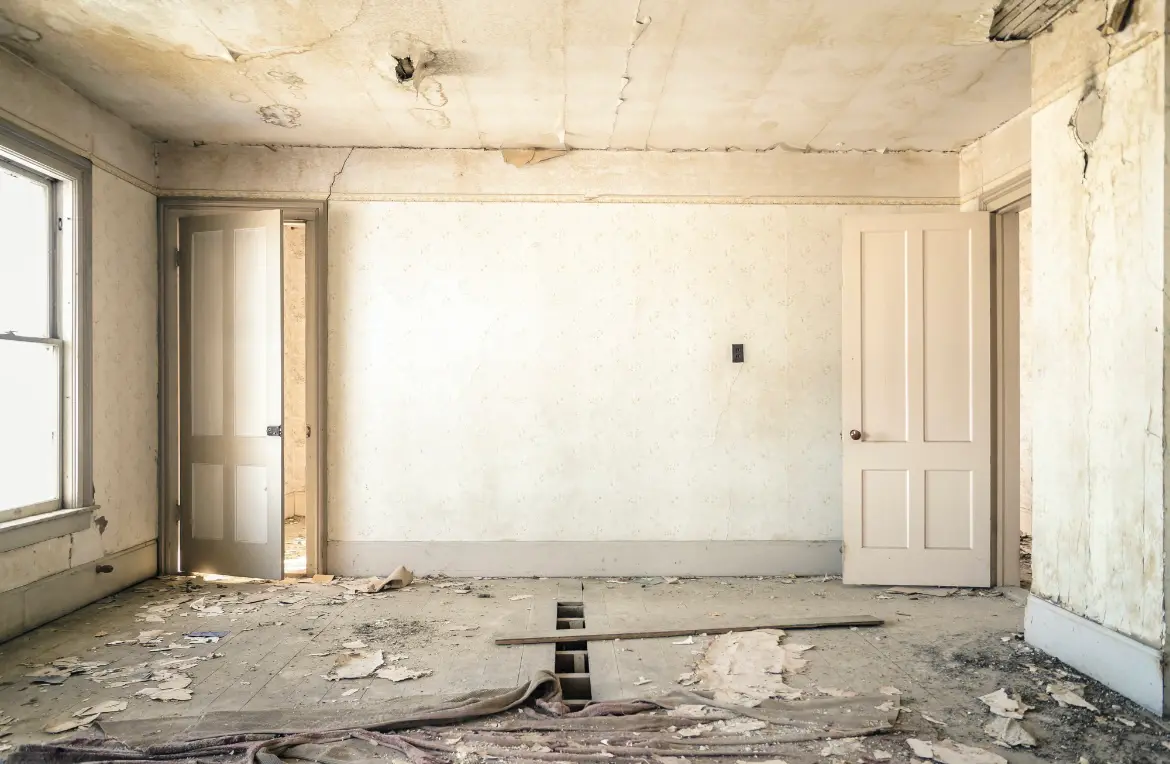 Waste disposal crew managing a cleanout project in Eden Prairie